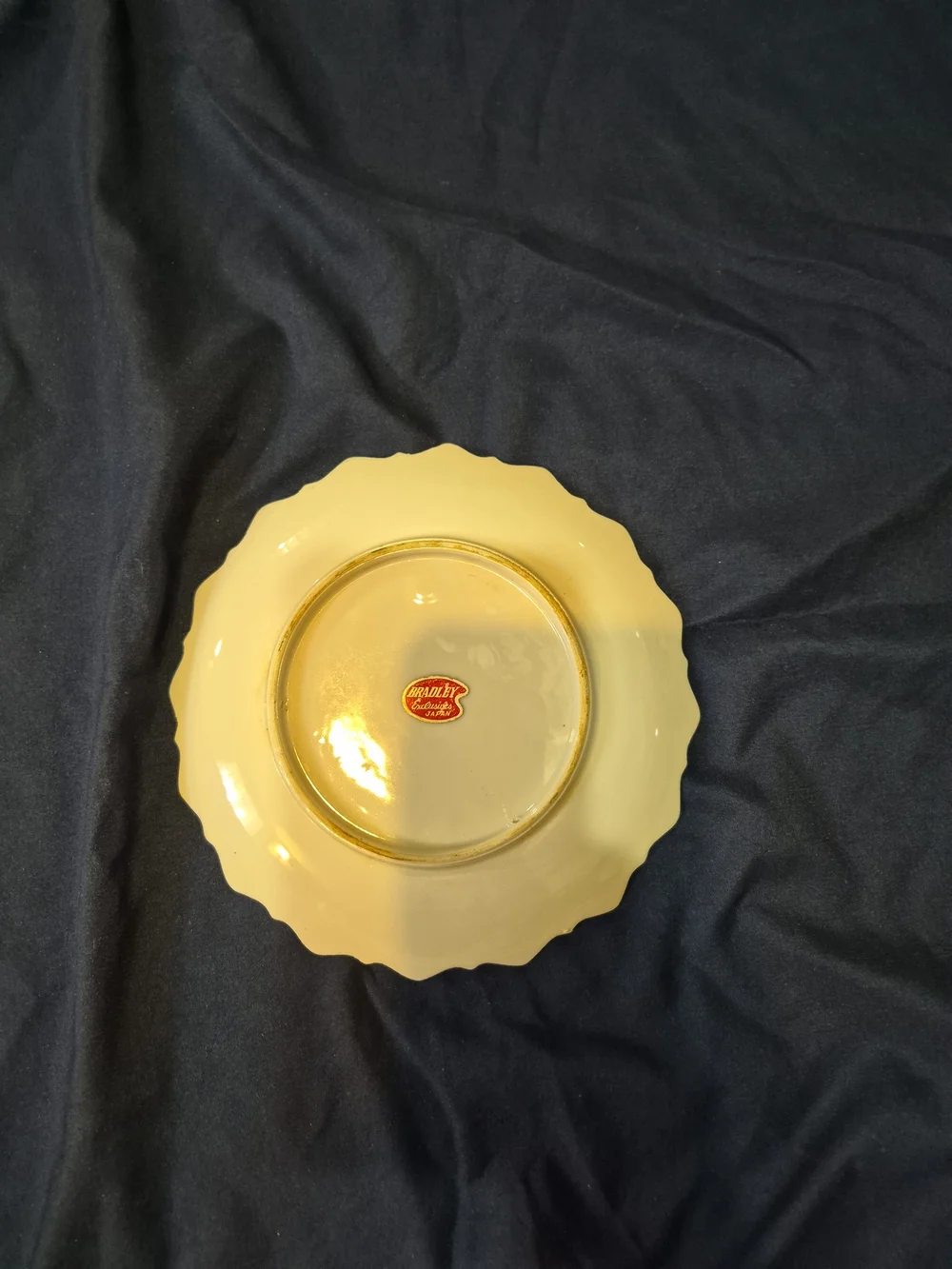 Apology Decorative Ceramic Plate with Gold Trim